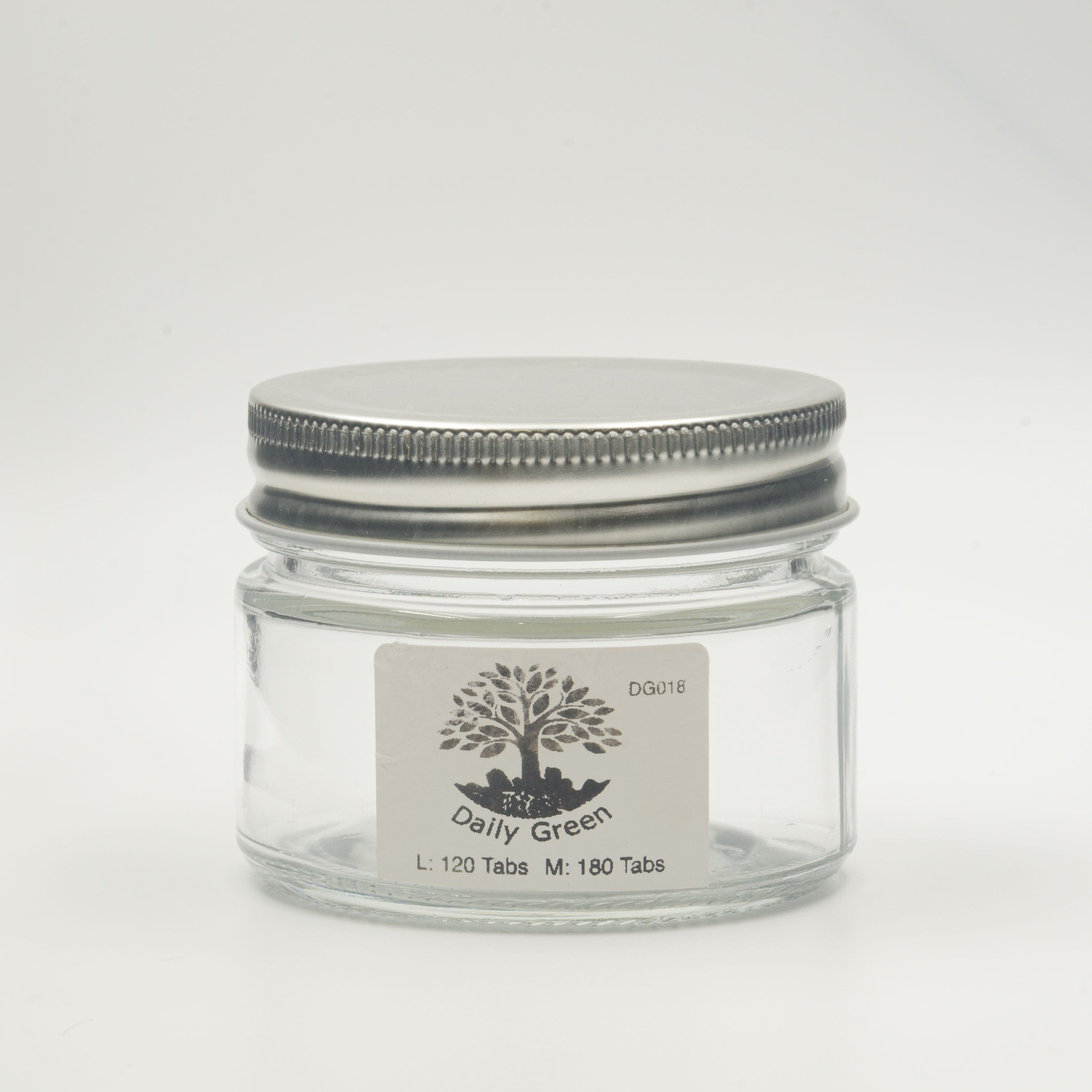 DG-018A Glass Bottle Toothpaste Tablets