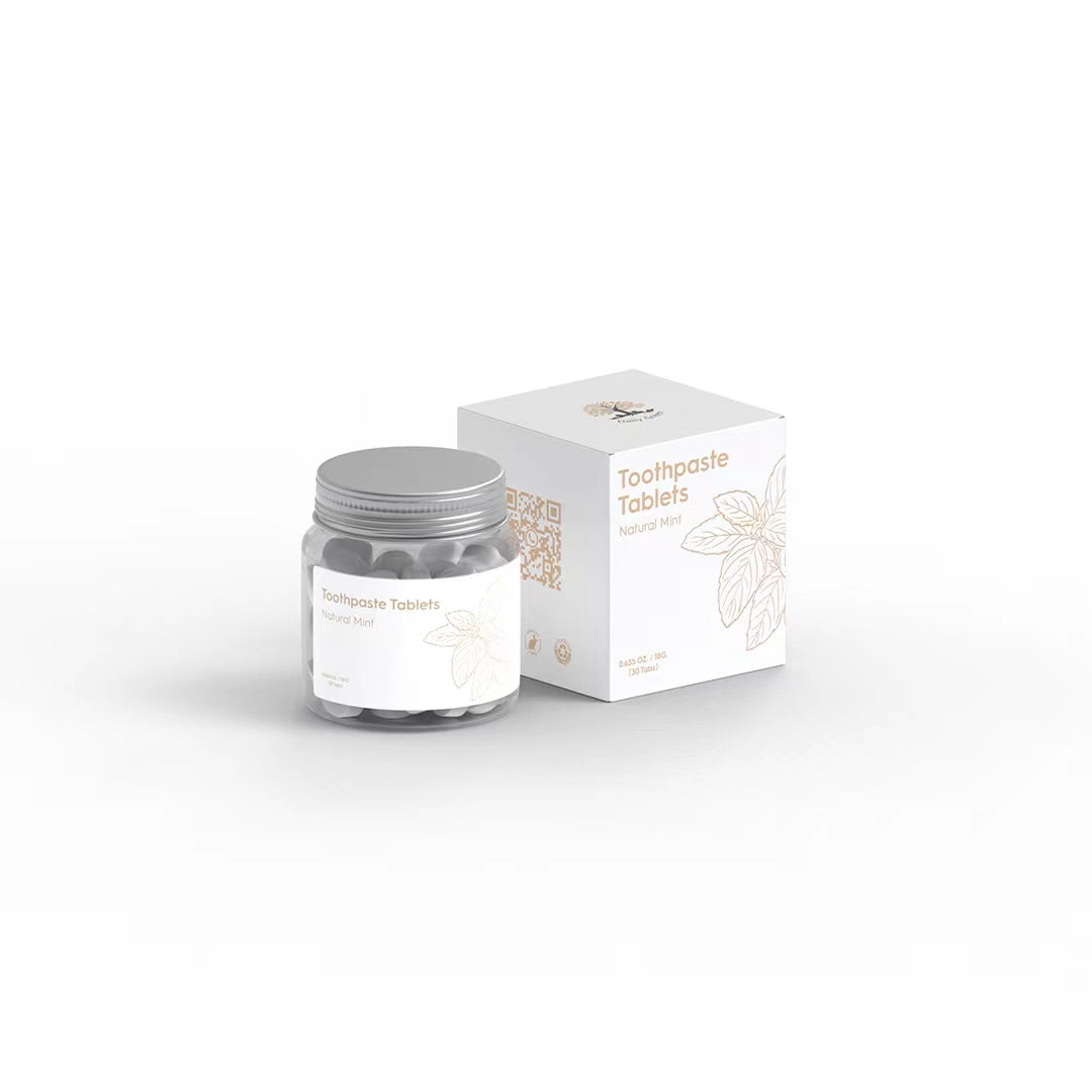 DG11-014 30Tabs Glass Bottle Toothpaste Tabs/ MouthWash Tablets